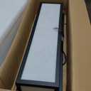 Outdoor Wall Light LED 26W, Modern Exterior Lighting Fixture with Resin Shade - 24.8in Rectangle Waterproof Porch Sconce IP65 for Garage, Front Door, Patio (Black)