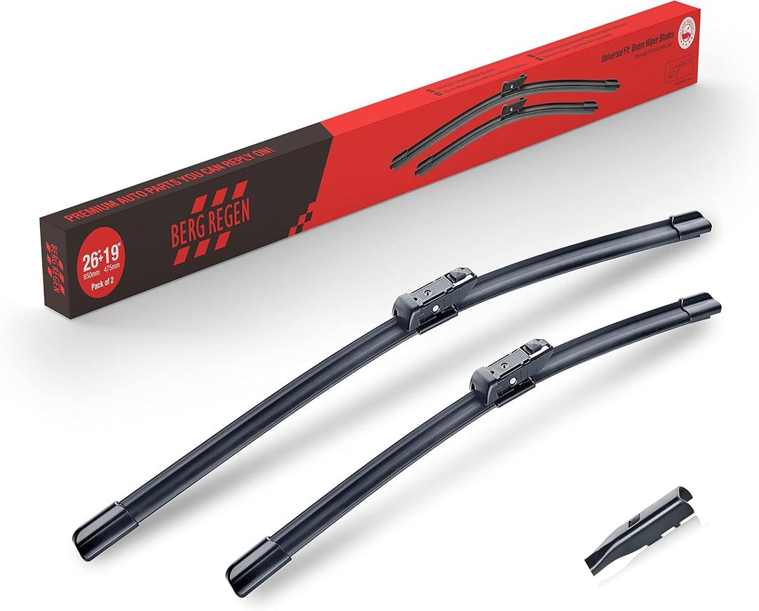 26"+19" Front Windshield Wipers Wiper Blades Replacement for Tesla Model 3 2022 2021 2020 2019 2018 2017 for Tesla Mode Y 2020 2021 2022 Wiper Blades for My Car - Set of 2