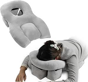 HSRG Face Down Pillow for Sleeping, Comfortable Ergonomic Head Neck Rest Pillow for Eye Surgery Recovery, Prone Pillow for Vitrectomy or Retinal Surgery, for Retinal Detachment Patients