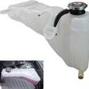 603-380 Engine Coolant Reservoir Tank with Cap Compatible with 2011 - 2021 Chrysler 300, Dodge Challenger, Dodge Charger 3.6L 5.7L 6.4L | Overflow Tank Replaces# 55111260AB, 55111260AF