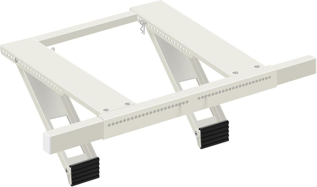Jeacent Window AC Bracket No Drill, Heavy-Duty Window Air Conditioner Support Bracket, Up to 200lbs, Fits Single or Double Hung Windows