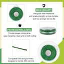 AL2470B Twist String Trimmer Line for Ego Weed Eater String,230 Feet of .095-InchGreen