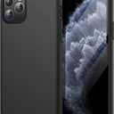 JETech Silicone Case for iPhone 11 Pro 5.8-Inch, Silky-Soft Touch Full-Body Protective Phone Case, Shockproof Cover with Microfiber Lining (Black)
