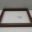 Canvas Floater Frame for Finished Canvas Art, 1.25" Deep Floating Shadow Gap Design, Modern Wall Decor for Home & Office, Gallery Style Display, Hardware Included (Dark Brown, 16x20)