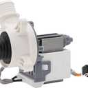 Washer Drain Pump Assembly For GE Hotpoint Washer GTW HTW PTW Series, Replace OE Part # WH23X24178, WH23X27574, 4958182, AP6889136, PS12723115, EAP12723115, 290D1201G001, B40-3A01, B30-3A02