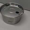 Stainless Steel Cat Water Fountain: Cat Fountain with 6 Filters + 3 Sponges - 88oz/2.6L Pet Water Fountain for Cats Inside - Silent Cats Water Bowl Dispenser - ATMZIQXR Kitty Drinking Fountains