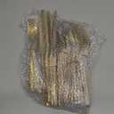 HIKAA Forged Silverware Set Stainless Steel Flatware Set,Service for 8,Matte Satin Polished Cutlery Set,Dishwasher Safe (Gold, 40PCS)