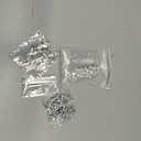 Janinka 10 Pieces Rhinestone Wedding Hair Clips Bridal Crystal Bobby Pins Silver Barrette Leaf Flower Wedding Elegant Hair Accessories for Bride Women and Girls(Leave Style)