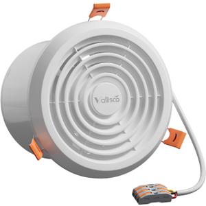 4" Bathroom Exhaust Fan, White Quiet Ceiling Exhaust Fan 110 CFM, 1.0 Sones Ideal Ventilation for Bathroom, Kitchen, RV, Mobile Home, Garage