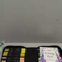 JusArt Markers for Adult Coloring Books No Bleeding, 60 Colors Coloring Markers with Dual Tips, Fine & Brush Pens with Ergonomic Triangle Grip & 33% More Ink, Water-Based Art Drawing Set for Adults