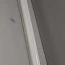 4 Sets Door Sweep Plastic PVC 1 3/4" x 36" Slide on Bottom Exterior Door Seal Strip for Weather Stripping Draft Stopper (White)