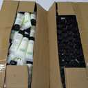 ECO AMENITIES Travel Size Conditioner - 200 PACK, 30mL, 1 oz Hotel Conditioner Bulk Supplies for Guests - Green Tea Scent Eco Conditioner, Mini Conditioner with Flip Cap, Clear Container
