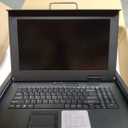 MT-VIKI Rack Mount KVM, 8 Port VGA KVM Switch w/15.6'' LCD Monitor, 1080P, Mount into 23.6-31.5'' deep Server Cabinet, Integrated Touchpad+Keyboard+8 KVM Cables