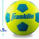 Franklin Sports Kids Foam Soccer Ball - Mini Soft Foam Youth Soccer Ball - Indoor + Outdoor Toy Soccer Ball for Kids - Probrite 6.5" Mini Foam Ball - Soft Backyard + Practice Toy Ball - Yellow