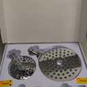 MakeFit Dual Filtered Rain Shower Head Combo, Handheld Shower Head with Adjustable Bar - Rainfall Shower Head And Showerhead with Filter for Hard Water - Removes Chlorine (8 Inch Filtered, Chrome)