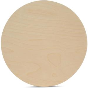 Wood Circles 30 inch, 1/4 Inch Thick, Birch Plywood Discs, Pack of 1 Unfinished Wood Circles for Crafts, Wood Rounds by Woodpeckers