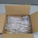 18 Pcs Clear Plastic Serving Utensils Set - 6 Clear Plastic Serving Spoons, 6 Tongs And 6 Forks - Heavy Duty Disposable Serving Utensils Set For Parties