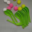 12 Pcs Luau Hawaiian Egg and Spoon Race Set Tropical Summer Aloha Themed Party Favors Birthday Supplies(Green,Pineapple)