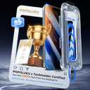 + Tempered Glass for Privacy Screen Protector [ Anti Spy & Longest Durable ] Shatterproof HD Clear, Easy Install, Bubble Free, 2 Pack