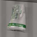 Women's Mid Waisted Stretchy Slit Hem Bodycon Mini Skirts with Shorts Underneath (Medium, White)