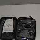 4K Camera Drone for Kids 8-12 & Adults - Beginner-Friendly Mini Drone with Emergency Stop, Headless Mode,360° Flips, Carrying Case & 2 Batteries, RC Quadcopter Toys for Boys Girls Age 6-14-Charcoal black