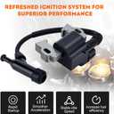 Hipa 30500-Z5T-003 Ignition Coil Module with 4 Prong Connector for Honda GX340 GX390 GX390T2 GX390U2 EB5000 EB6500 Gasonline Engines Replaces 30500-Z5T-003,30500-Z5R-003