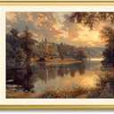 Art Shoppe Framed Print Wall Art, Vintage Wall Décor for Living Room, Bedroom, Office, High-Resolution Image on Premium Art Paper, 3/4" Frame with Plexiglass Front, Ready to Hang, 17"x21"