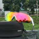 Photochromic Cycling Glasses for Men Women Sports Sunglasses Frame Discoloration HD Bike Glasses