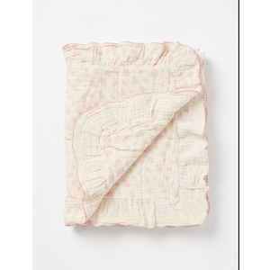 Bedding  Baby Blanket, Doll Blanket, Size 13"x17"