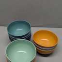 12 Pcs Unbreakable Cereal Bowls Set, 26 Oz Wheat Straw Bowls Set, Microwave & Dishwasher Safe Rice Bowls for Kitchen, Reusable Plastic Bowls for Soup, Salad and Snack, BPA Free, Multicolor