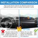 Autorder Dashboard Cover Mat for Mazda CX-50 CX50 2023-2026 Accessories Dash Cover Upgrade Flannel Dash Mat Sunshade Glare UV Rays Protector (with HUD)