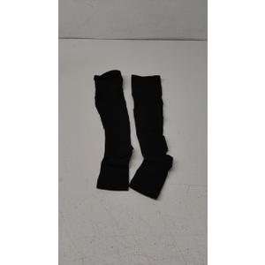 1 Pair Leg Sleeve Compatible With Grip Socks For Soccer, Football, Hockey, Rugby Athletic Socks Black 3 XL