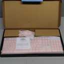 Gaming Keyboard and Mouse Combo, K1 RGB LED Backlit Keyboard with 104 Keys Computer PC Gaming Keyboard for PC/Laptop (Pink)