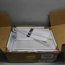 Furnulem White Tall Dresser for Bedroom with 7 Drawers, Vertical Chest of Drawer in Closet, Nightstand Storage Tower Unit Organizer with Fabric Bins for Dorm,Living Room,Entryway,Hallyway (11.8"D x 15.8"W x 43.3"H (7 Drawers))