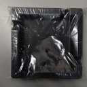 6-Inch Large Black Silicone Cigar Bulk Ash tray, Unbreakable Cigar Ashtray, Flexible Deep Bowl Silicone Cigar Ashtrays for Patio/Indoor/Outdoor/Decor (2 groove)