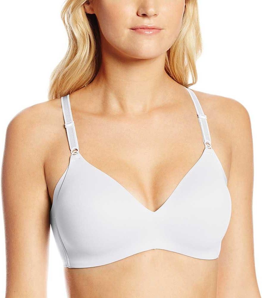 Warner's Women's No Side Effects Underarm-Smoothing Comfort Wireless Lightly Lined T-Shirt Bra 1056 (40B)