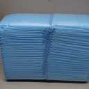 Amazon Basics X-Large Absorbent Puppy Pads, Leak-Proof, Quick-Dry, 28 x 34 Inches, Pack of 50, Blue & White