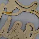 Mi Bautizo Wood Sign  Baptisms and Religious Celebrations Baby Shower Supplies, Wooden Mi Bautizo Hanging Decor for First Communion Party Backdrop (Mi Bautizo Wooden Backdrop)