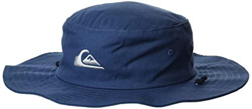 Quiksilver Men's Bushmaster Sun Protection Floppy Visor HAT, India Ink, XXL