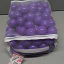 Ball Pit Balls for Kids, Plastic Refill 2.2 Inch Balls, 100 Pack, Bright Colors, Phthalate and BPA Free, Includes a Reusable Storage Bag with Zipper