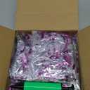 Lewtemi 12 Pcs Glitter Confetti Beach Balls Bulk, 16 Inch & 24 Inch Large Inflatable Clear Pool Toy Balls with Sequins, Summer Luau Party Favors Decorations for Kids Adults(Purple)