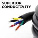 16 Gauge 7 Conductor Electrical Wire, 32.8FT 16AWG PVC Thermostat Wire, Low Voltage Landscape Wire, Flexible Cord for Extension Cable Automotive Garden Bell Speaker