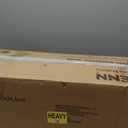 NUMENN 5 Tier Corner Bookshelf, Wood and Metal Bookcase Storage Shelf, 26.97'' x 22.64'' x 65.7'' Tall Corner Cabinet for Living Room, Bedroom, Home Office and Kitchen, Vintage Brown