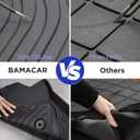 All Weather Floor Mats Cargo Liner for Ford Bronco Sport 2026 2025-2021,TPE Full Set Carpets Trunk Mat for Base Big Bend Badlands Accessories (ONLY for Sport),4pcs