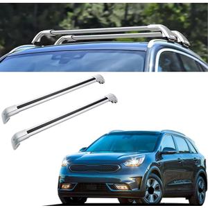 MotorFansClub Roof Rack Cross Bars Fit for Kia NIRO EV NIRO Plug-in Hybrid 2017 2018 2019 2020 2021 2022 Baggage Cargo Luggage Rack