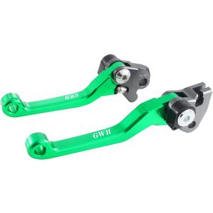 Motorcycle Billet Foldable Brake Clutch Lever Handle CNC Aluminum Pivot for KX65 2000-2022 KX85 2001-2022 KX100 2001-2021 KX125 2000-2005 KX250 2000-2004 KX500 2004 Dirt Pit Bike Motorbike