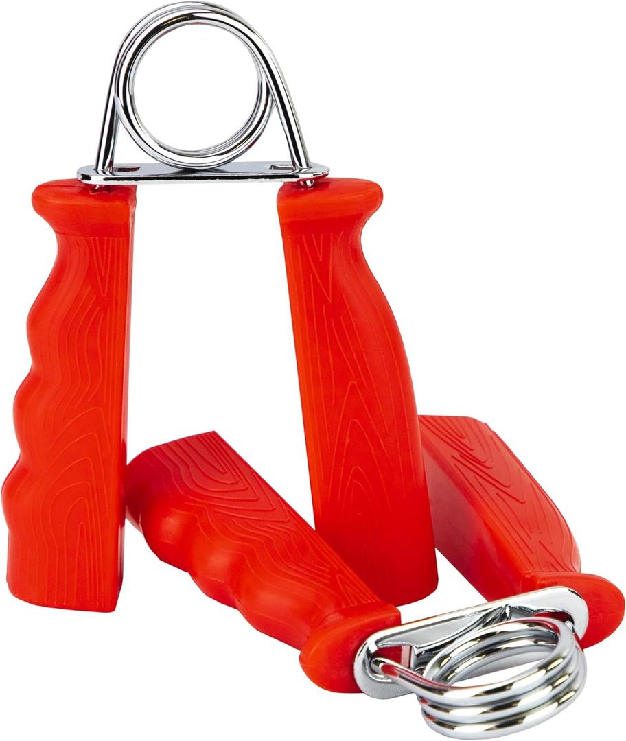 Cando Ergonomic Hand Grip (Red, Easy Tension, Red)