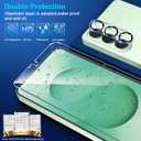 firtstnow 3 Pack for Samsung Galaxy S26 Plus Screen Protector Tempered Glass + 3 Pack Camera Lens Protector, Military Grade Shatterproof, 9H Hardness, Fingerprint Unlock, Case Friendly 6.7 Inch
