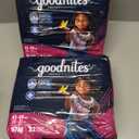 Goodnites Girls' Nighttime Bedwetting Underwear, Size S/M (43-68 lbs), 44 Ct (2 Packs of 22)
