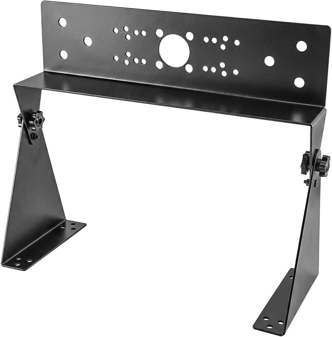 Universal Fish Finder Graph Mount for Boat, Compatible with Garmin Lowrance Humminbird and More, Adjustable Bottom Angle, Deck Marine Electronic Depth Finder Mount, 8 Inch High